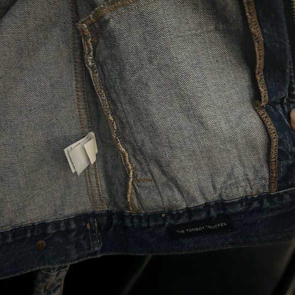Lucky Brand Tomboy Denim Trucker Jacket - Picture 4 of 5